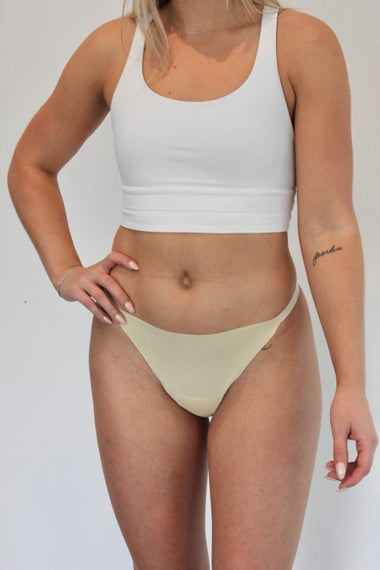 Women’s nude coloured g-string thong